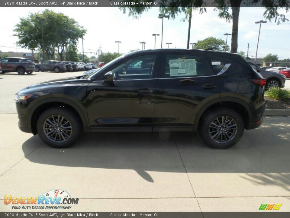 2020 Mazda CX-5 Sport AWD Jet Black Mica / Black Photo #4