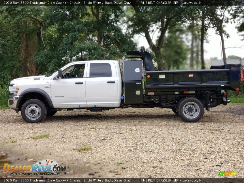 2020 Ram 5500 Tradesman Crew Cab 4x4 Chassis Bright White / Black/Diesel Gray Photo #4