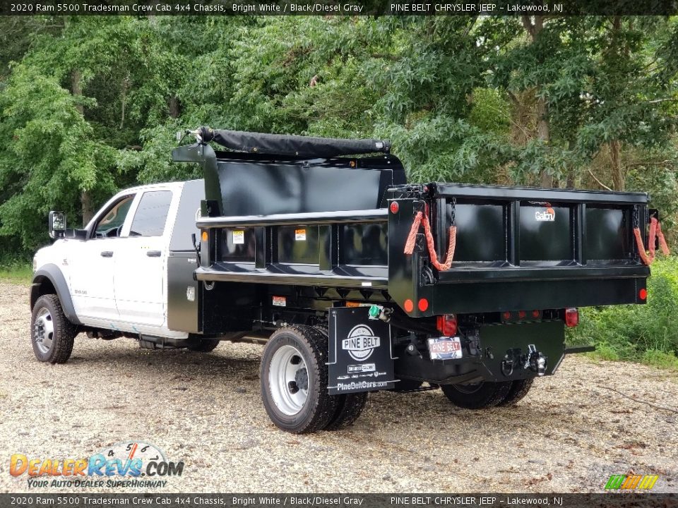 2020 Ram 5500 Tradesman Crew Cab 4x4 Chassis Bright White / Black/Diesel Gray Photo #6