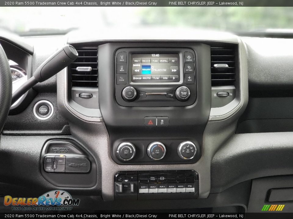2020 Ram 5500 Tradesman Crew Cab 4x4 Chassis Bright White / Black/Diesel Gray Photo #10