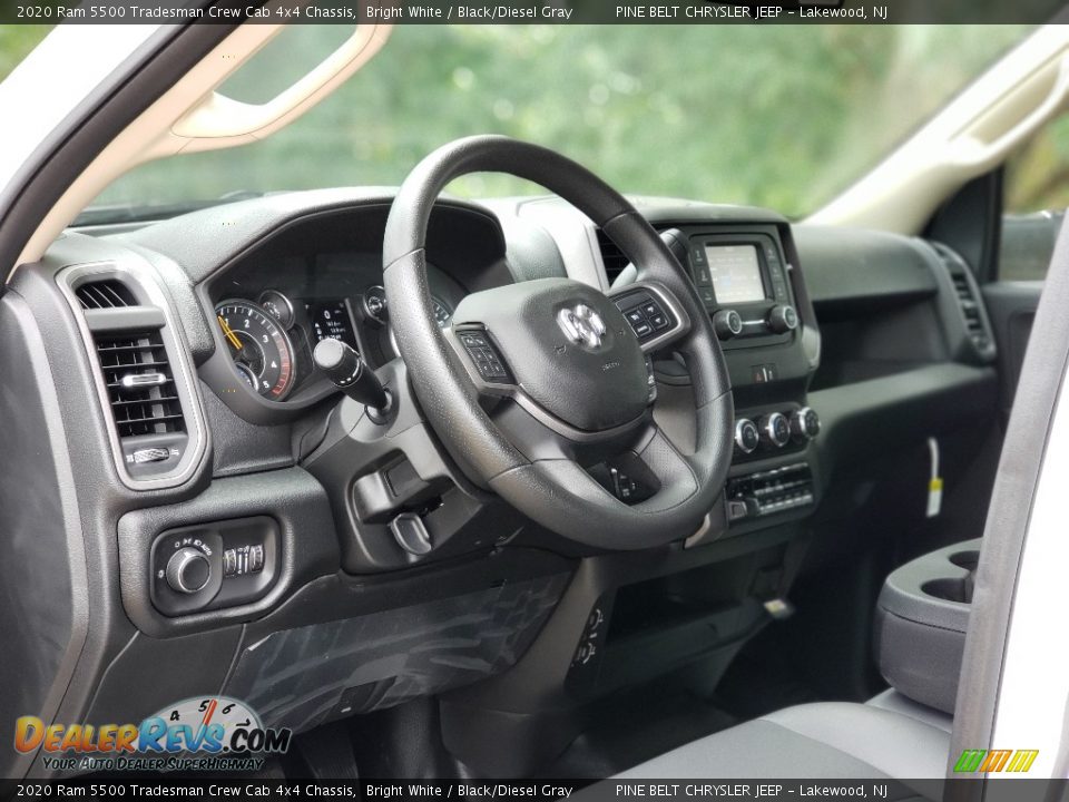 2020 Ram 5500 Tradesman Crew Cab 4x4 Chassis Bright White / Black/Diesel Gray Photo #12