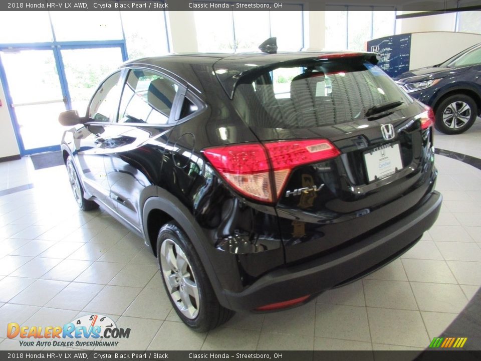 2018 Honda HR-V LX AWD Crystal Black Pearl / Black Photo #3