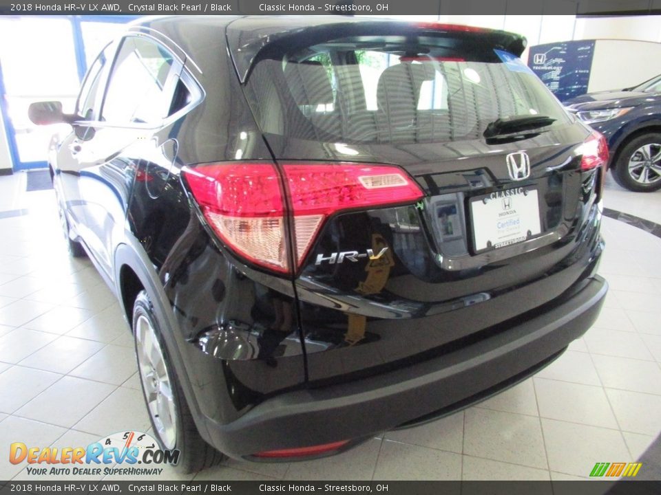 2018 Honda HR-V LX AWD Crystal Black Pearl / Black Photo #9