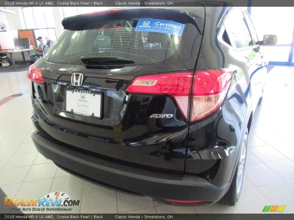 2018 Honda HR-V LX AWD Crystal Black Pearl / Black Photo #10