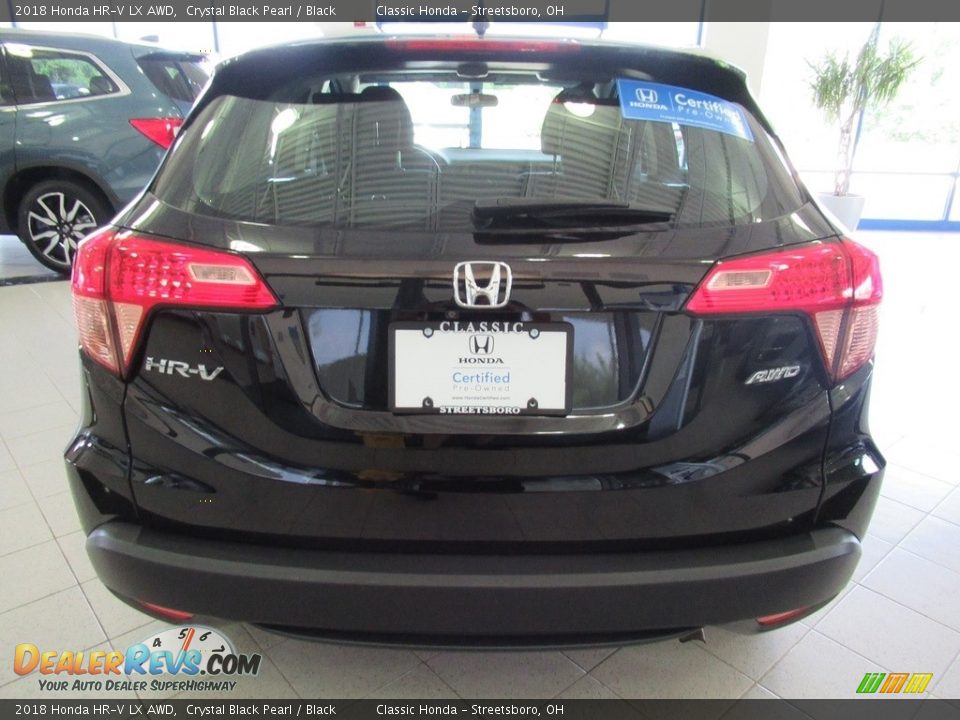 2018 Honda HR-V LX AWD Crystal Black Pearl / Black Photo #14