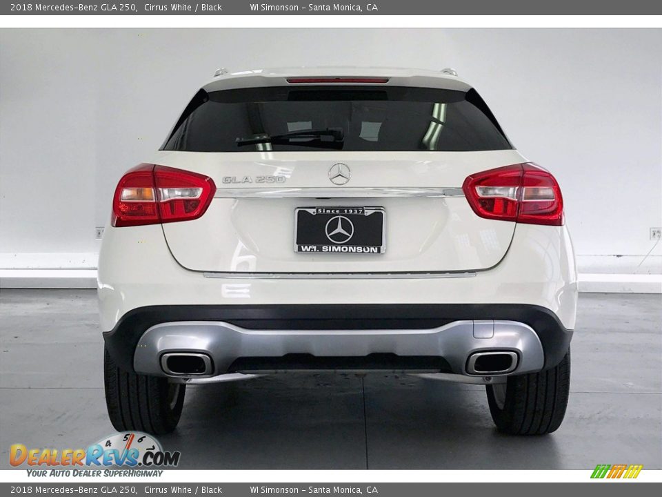 2018 Mercedes-Benz GLA 250 Cirrus White / Black Photo #3