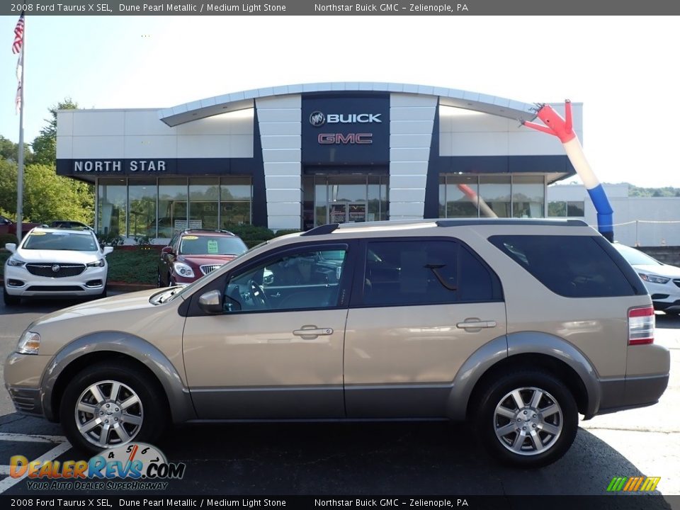 2008 Ford Taurus X SEL Dune Pearl Metallic / Medium Light Stone Photo #1