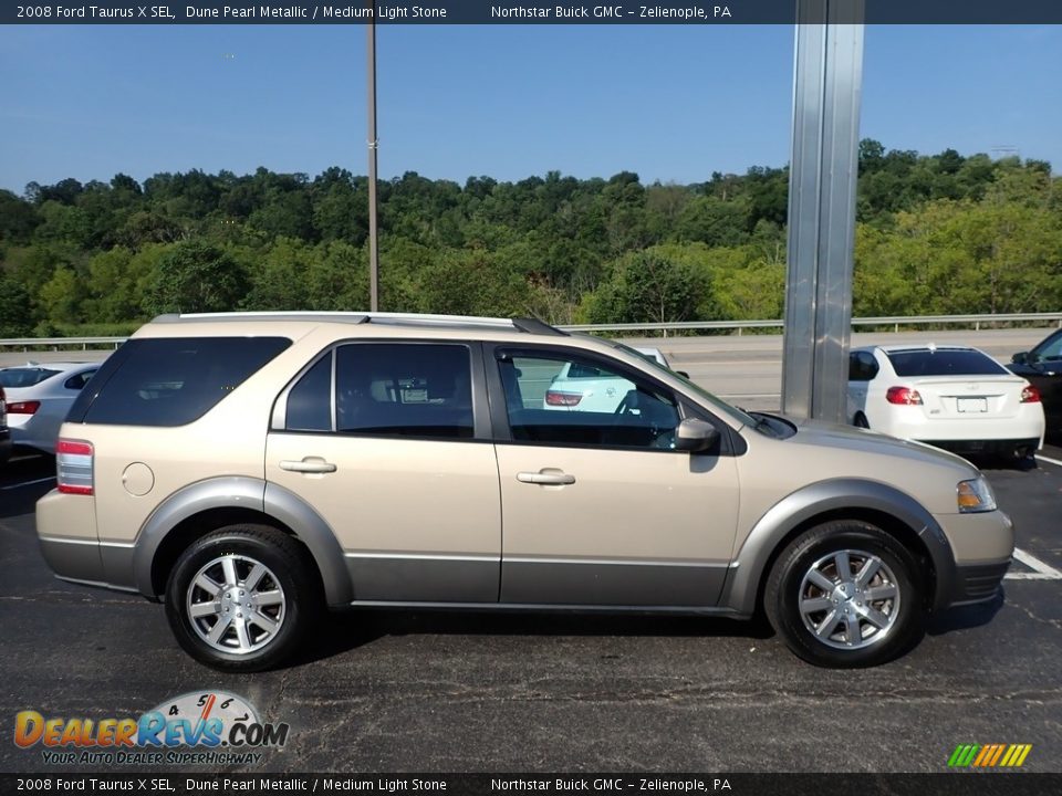 2008 Ford Taurus X SEL Dune Pearl Metallic / Medium Light Stone Photo #5