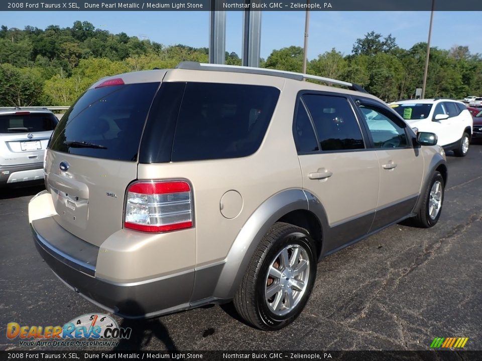 2008 Ford Taurus X SEL Dune Pearl Metallic / Medium Light Stone Photo #9
