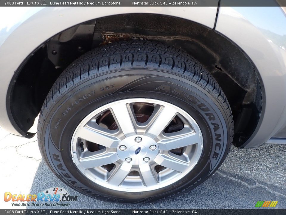 2008 Ford Taurus X SEL Dune Pearl Metallic / Medium Light Stone Photo #14