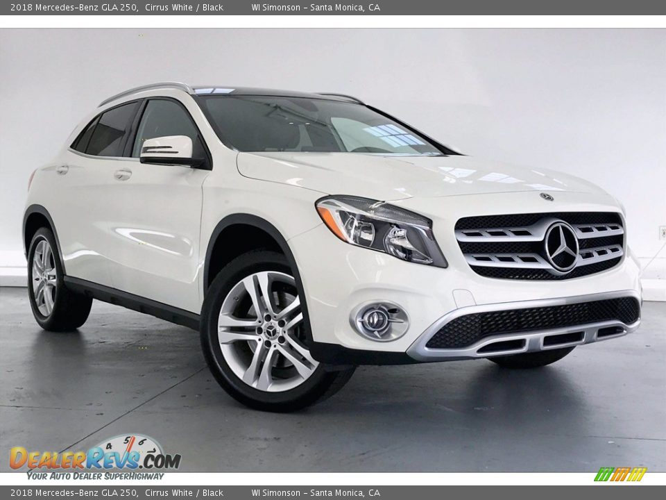 2018 Mercedes-Benz GLA 250 Cirrus White / Black Photo #34