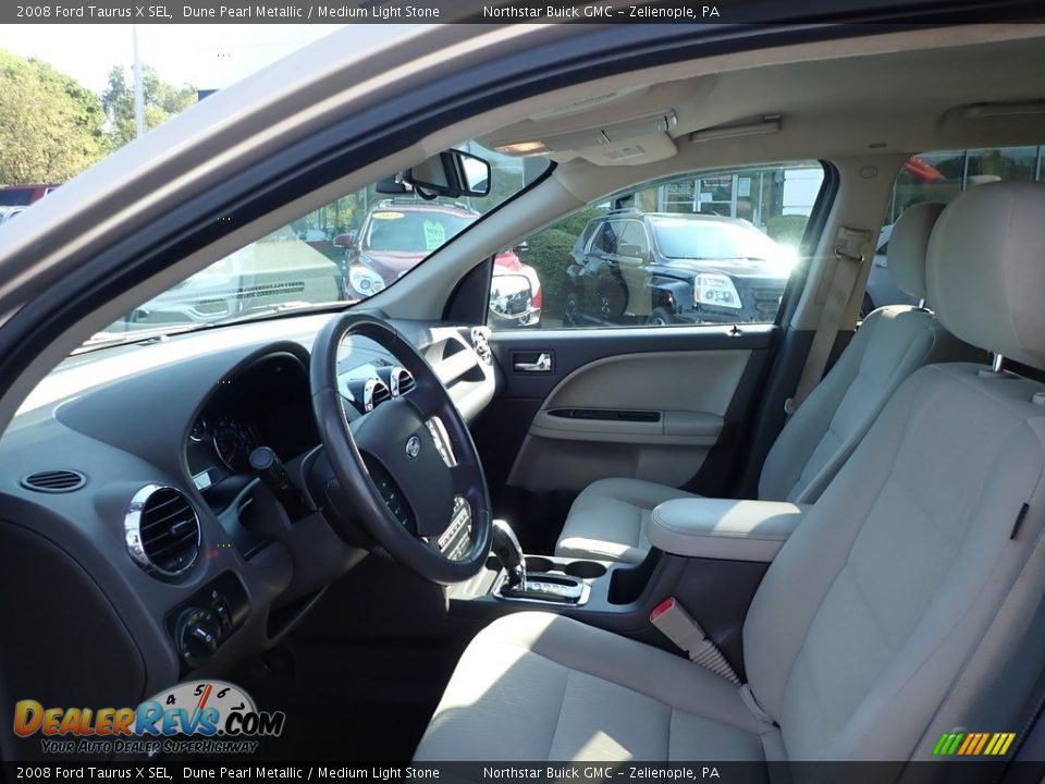 2008 Ford Taurus X SEL Dune Pearl Metallic / Medium Light Stone Photo #19