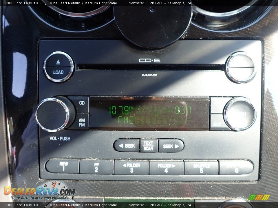 2008 Ford Taurus X SEL Dune Pearl Metallic / Medium Light Stone Photo #28