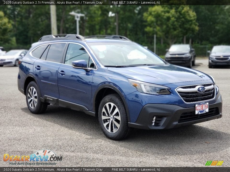 2020 Subaru Outback 2.5i Premium Abyss Blue Pearl / Titanium Gray Photo #1