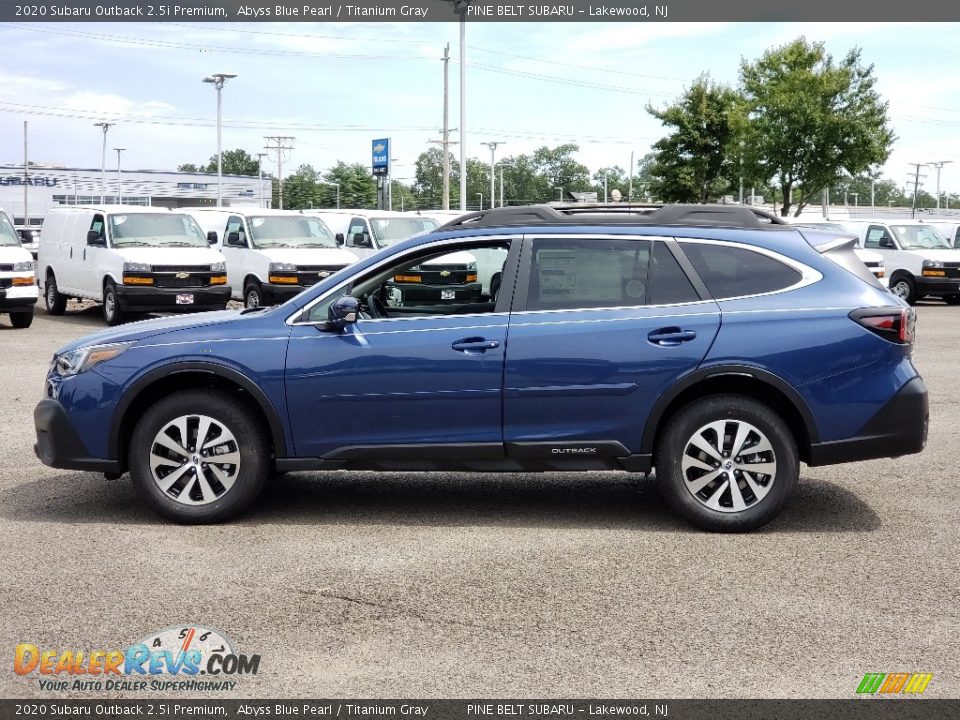 2020 Subaru Outback 2.5i Premium Abyss Blue Pearl / Titanium Gray Photo #4