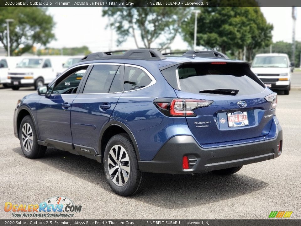 2020 Subaru Outback 2.5i Premium Abyss Blue Pearl / Titanium Gray Photo #6