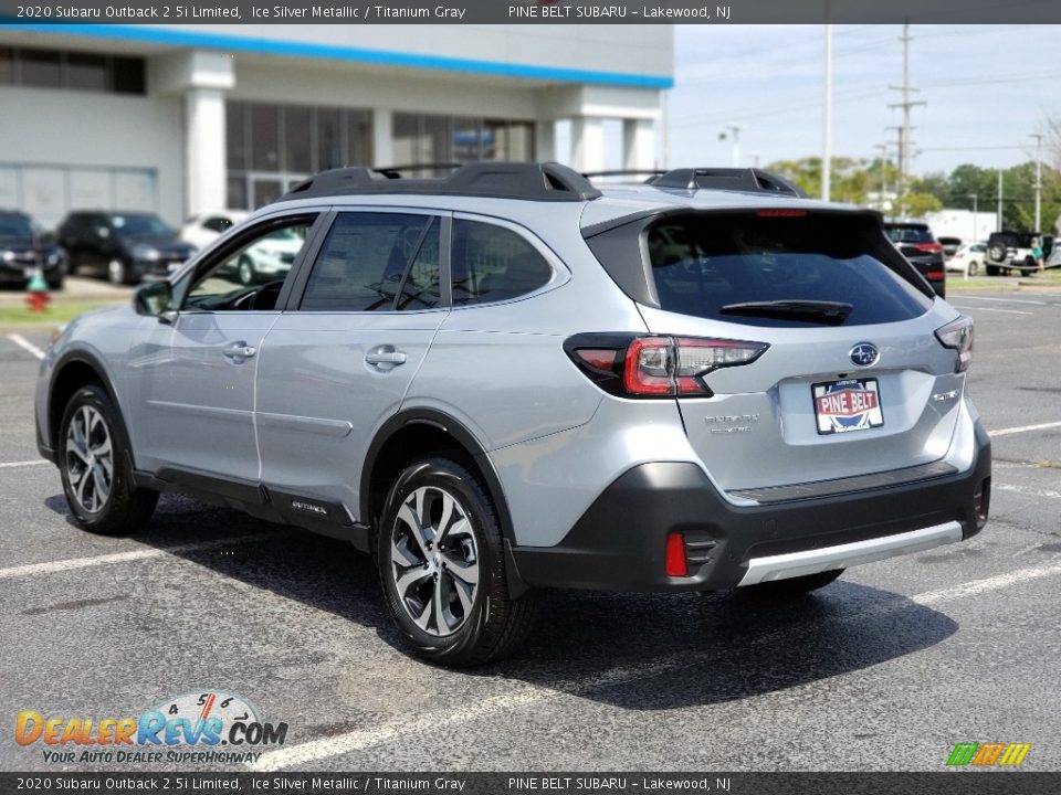 2020 Subaru Outback 2.5i Limited Ice Silver Metallic / Titanium Gray Photo #6