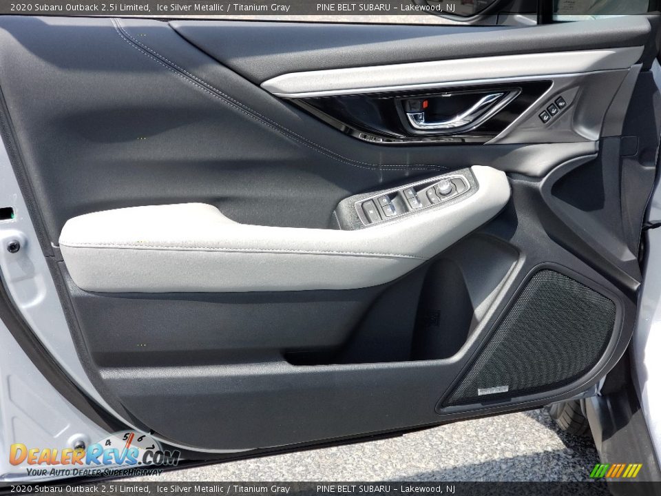 2020 Subaru Outback 2.5i Limited Ice Silver Metallic / Titanium Gray Photo #12