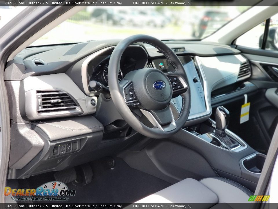 2020 Subaru Outback 2.5i Limited Ice Silver Metallic / Titanium Gray Photo #13