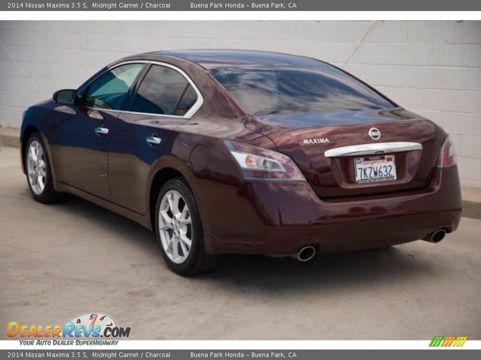 2014 Nissan Maxima 3.5 S Midnight Garnet / Charcoal Photo #2
