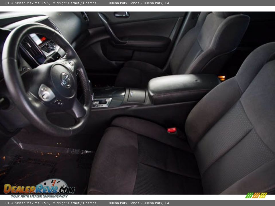 2014 Nissan Maxima 3.5 S Midnight Garnet / Charcoal Photo #3