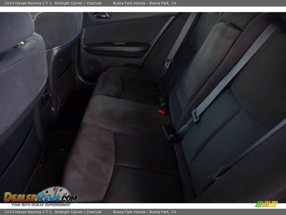 2014 Nissan Maxima 3.5 S Midnight Garnet / Charcoal Photo #4