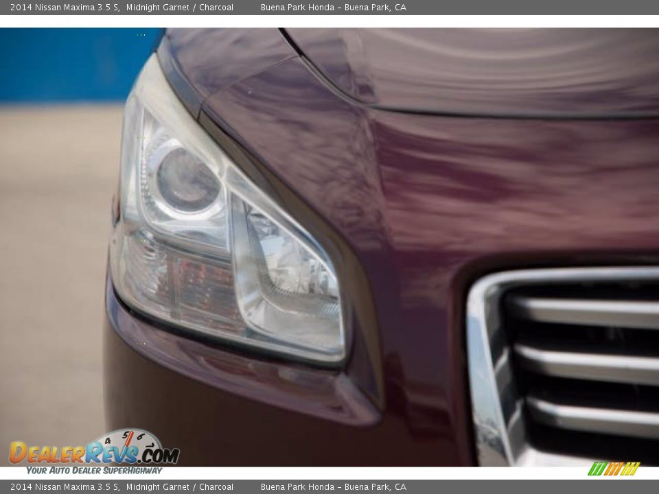 2014 Nissan Maxima 3.5 S Midnight Garnet / Charcoal Photo #8