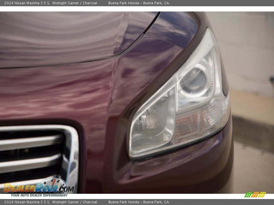 2014 Nissan Maxima 3.5 S Midnight Garnet / Charcoal Photo #9