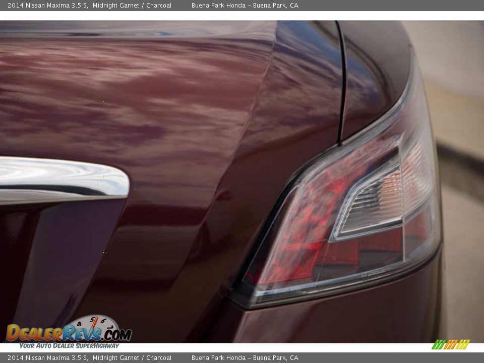 2014 Nissan Maxima 3.5 S Midnight Garnet / Charcoal Photo #13