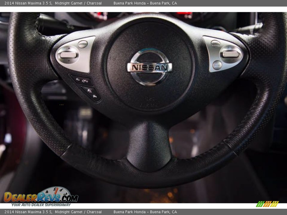 2014 Nissan Maxima 3.5 S Midnight Garnet / Charcoal Photo #15