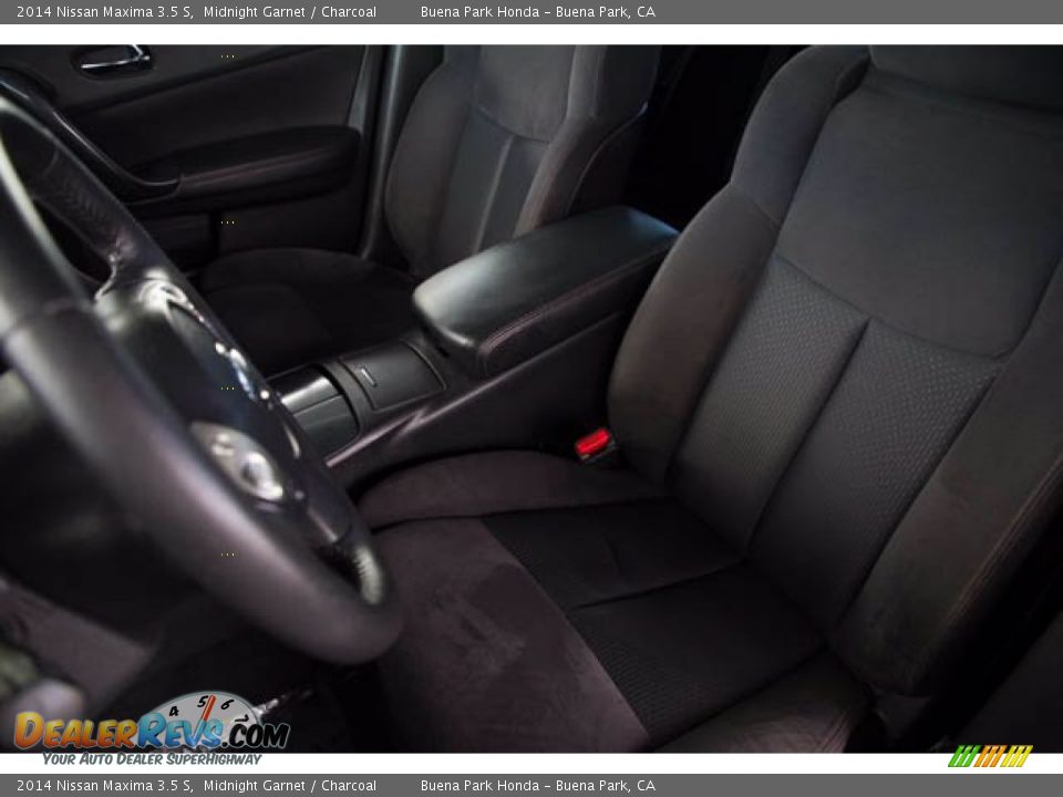 2014 Nissan Maxima 3.5 S Midnight Garnet / Charcoal Photo #19