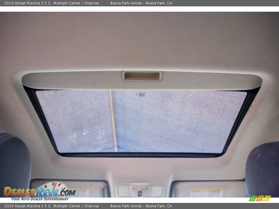 2014 Nissan Maxima 3.5 S Midnight Garnet / Charcoal Photo #20