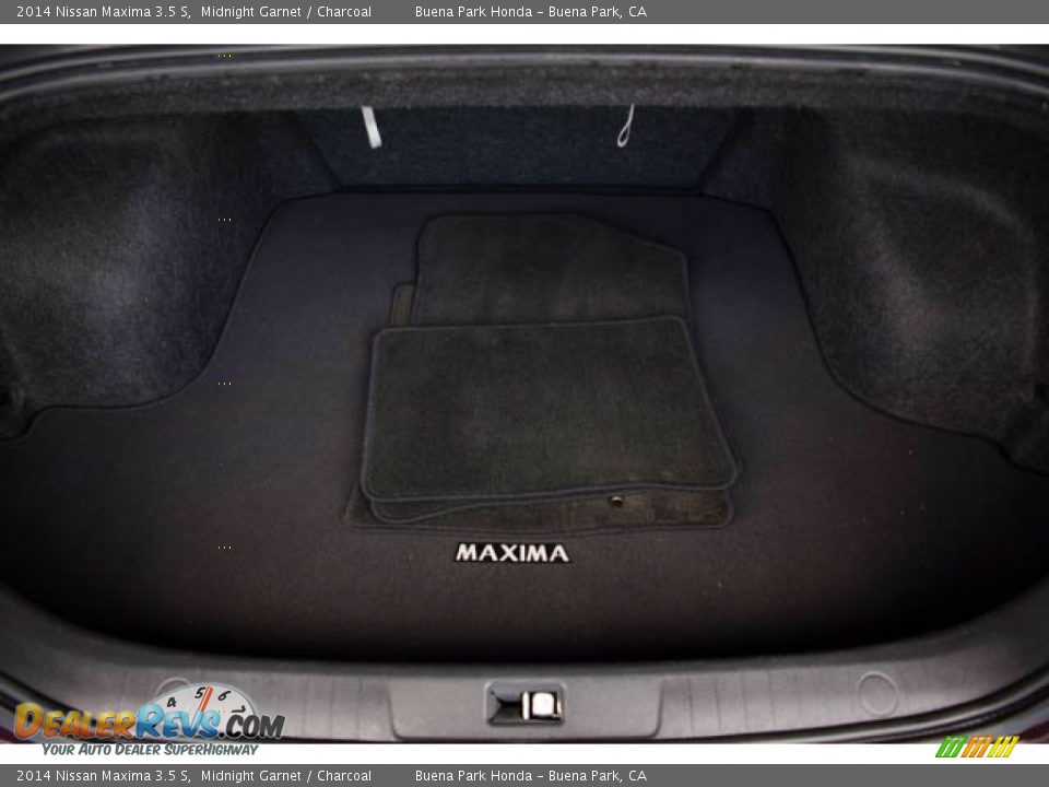 2014 Nissan Maxima 3.5 S Midnight Garnet / Charcoal Photo #22