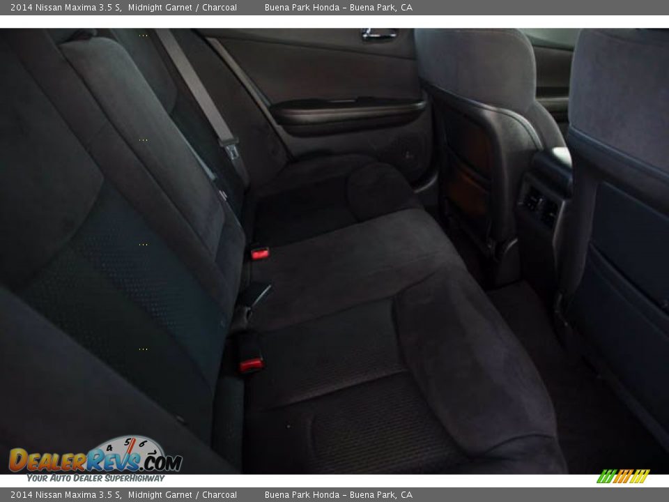 2014 Nissan Maxima 3.5 S Midnight Garnet / Charcoal Photo #23