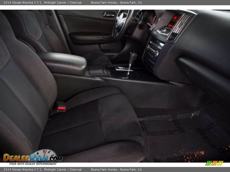 2014 Nissan Maxima 3.5 S Midnight Garnet / Charcoal Photo #25