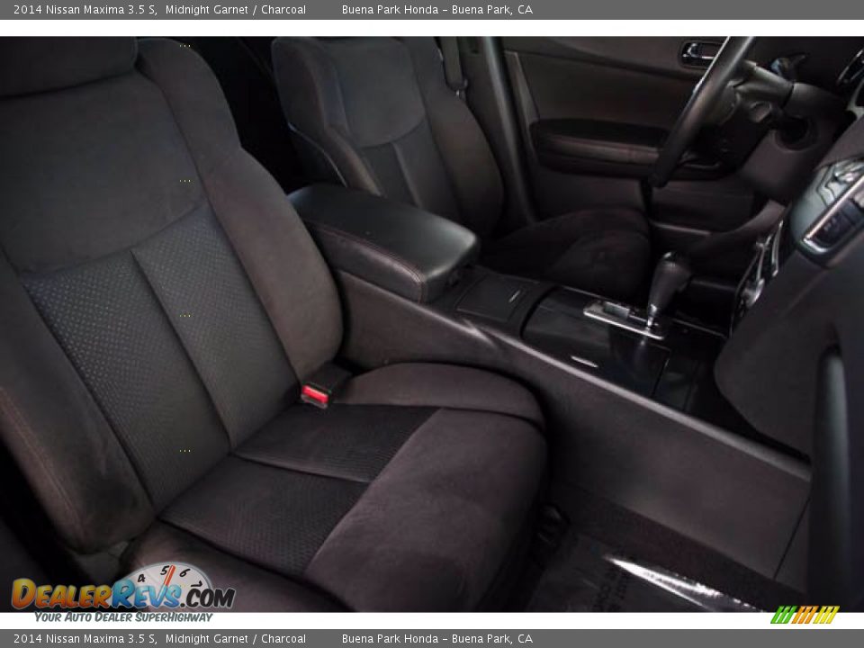 2014 Nissan Maxima 3.5 S Midnight Garnet / Charcoal Photo #26