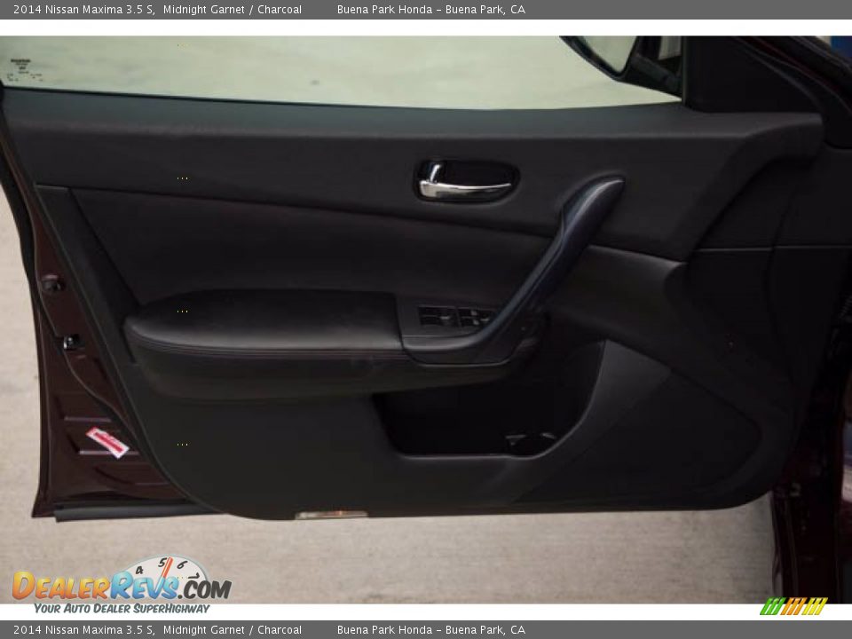 2014 Nissan Maxima 3.5 S Midnight Garnet / Charcoal Photo #29