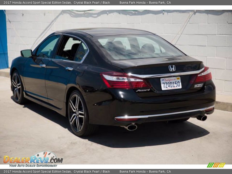 2017 Honda Accord Sport Special Edition Sedan Crystal Black Pearl / Black Photo #2