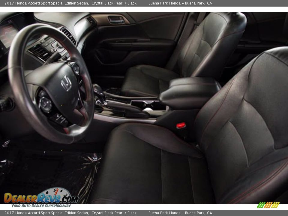2017 Honda Accord Sport Special Edition Sedan Crystal Black Pearl / Black Photo #3