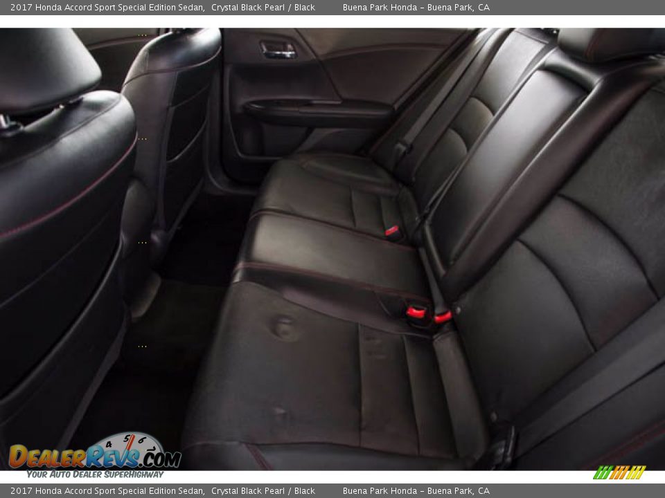 2017 Honda Accord Sport Special Edition Sedan Crystal Black Pearl / Black Photo #4