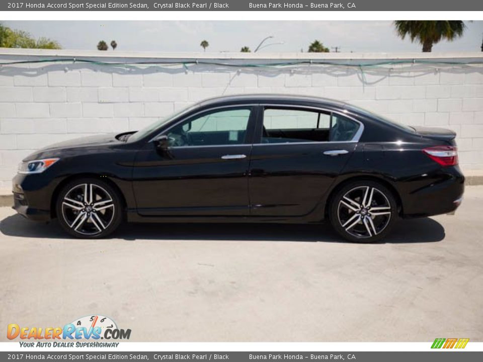 2017 Honda Accord Sport Special Edition Sedan Crystal Black Pearl / Black Photo #8
