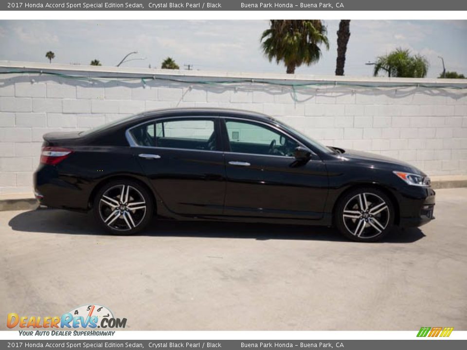 2017 Honda Accord Sport Special Edition Sedan Crystal Black Pearl / Black Photo #12