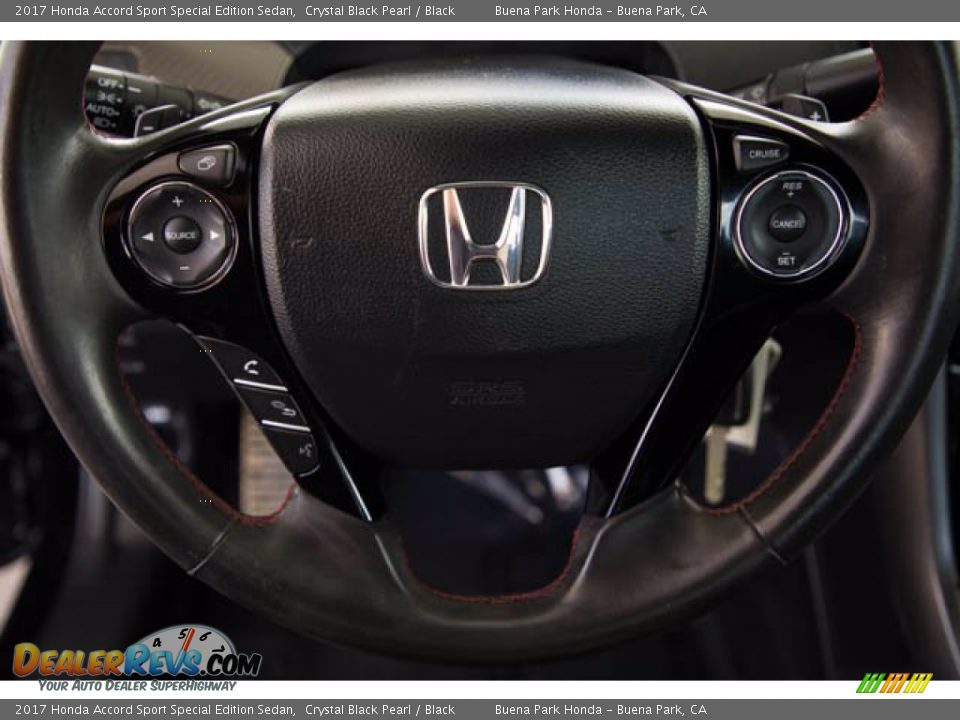 2017 Honda Accord Sport Special Edition Sedan Crystal Black Pearl / Black Photo #13