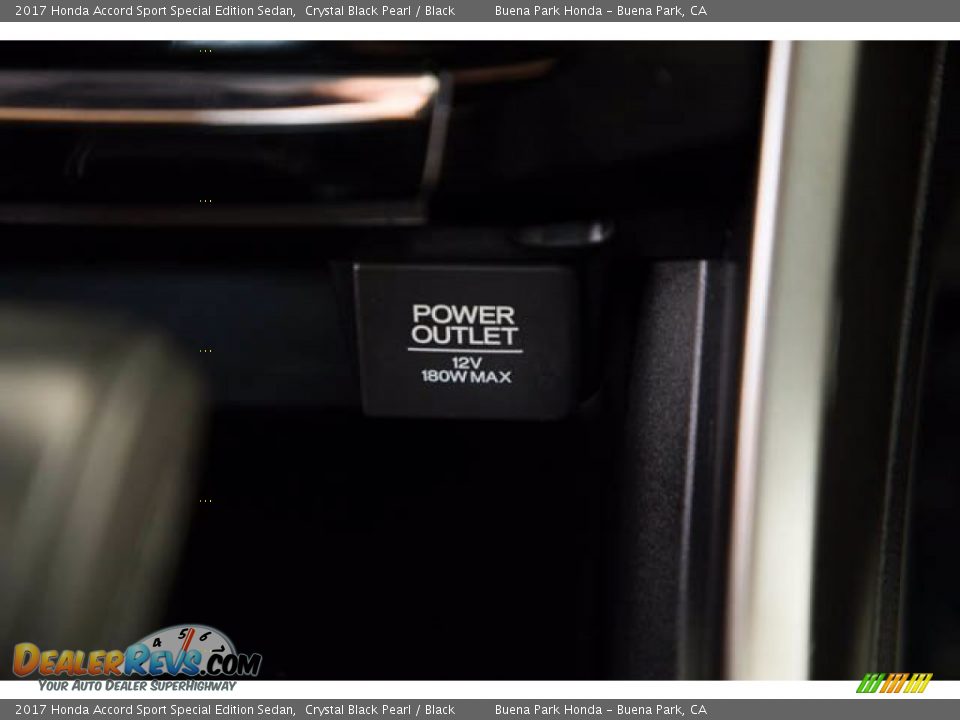 2017 Honda Accord Sport Special Edition Sedan Crystal Black Pearl / Black Photo #14