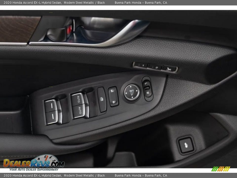 2020 Honda Accord EX-L Hybrid Sedan Modern Steel Metallic / Black Photo #34