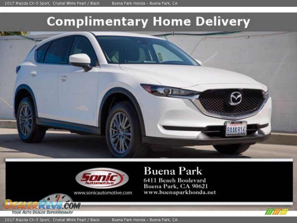 2017 Mazda CX-5 Sport Crystal White Pearl / Black Photo #1