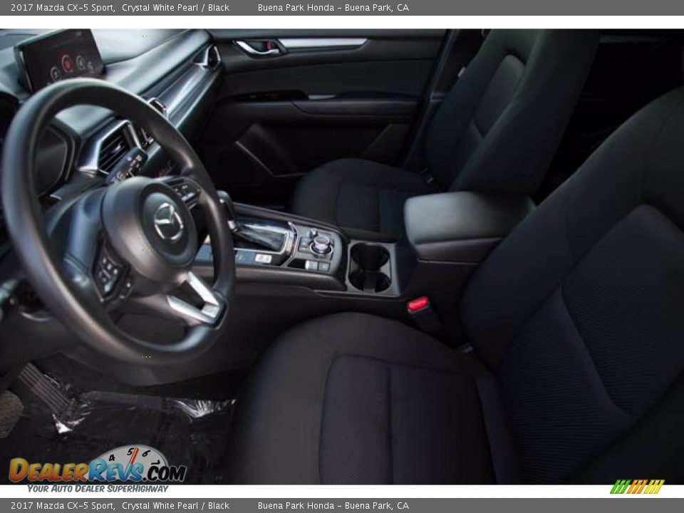 2017 Mazda CX-5 Sport Crystal White Pearl / Black Photo #3