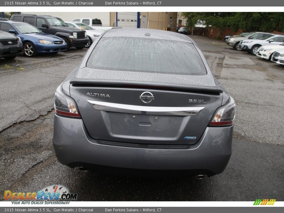 2015 Nissan Altima 3.5 SL Gun Metallic / Charcoal Photo #6