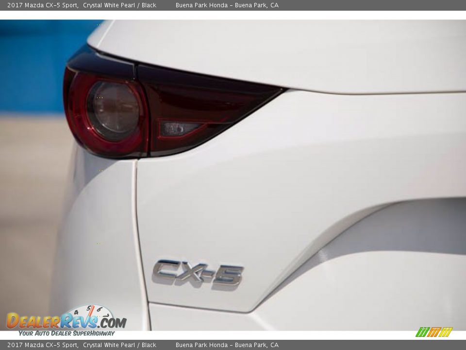 2017 Mazda CX-5 Sport Crystal White Pearl / Black Photo #12