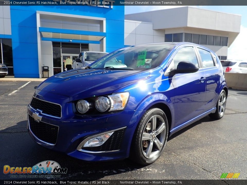 Blue Topaz Metallic 2014 Chevrolet Sonic RS Hatchback Photo #2